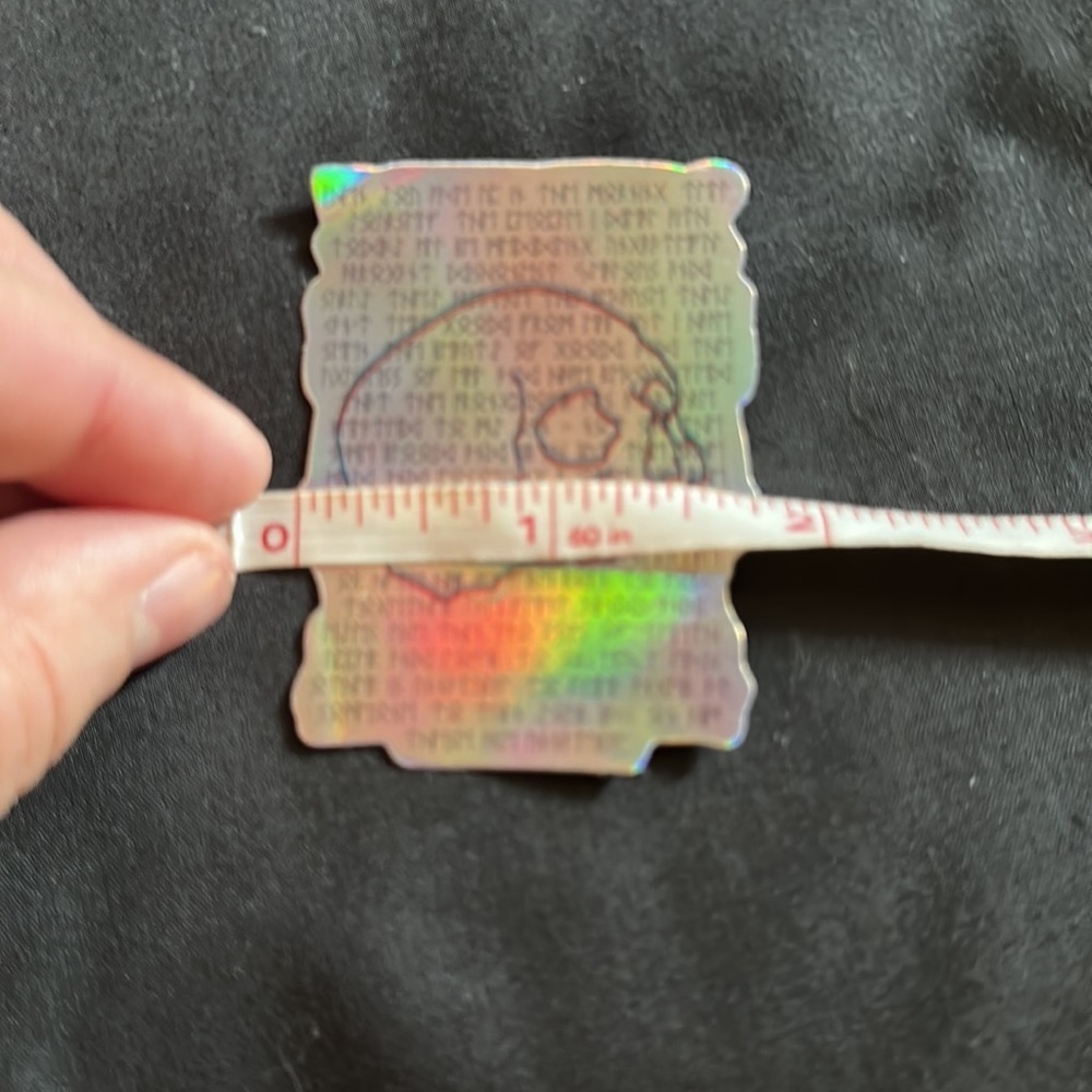 Holographic skull stickers/decals. - Picture 5 of 6